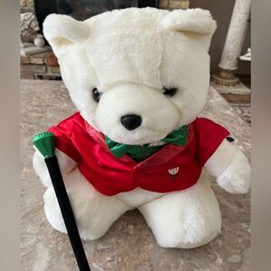 Vintage Dayton-Hudson SantaBear and his Polar Club, brand new, with tags, 16x16